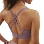 Fasten Back Clasp One-Piece Shockproof Bra