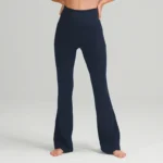 Groove Flares Cotton Broadcloth High Waist Pants