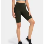 Spandex Broadcloth Elastic Solid Capri