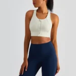 Polyester High Intensity White Bra