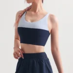 Splicing Vest Cross Back Sport Top