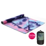 Printed Non-slip Sweat Absorbent Foldable Yoga Mat 183*63 CM