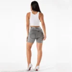Solid Gray Shaping Jersey Short