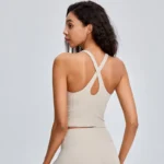Wide Shoulder Shock-absorbing Sports Bra