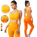 Geometric Scrunch Leggings Set