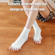 Yoga Five-Finger Soft Cotton Socks - Image 2