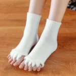 Yoga Five-Finger Soft Cotton Socks