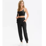 Spandex Stretchy Tapered Style Jogger