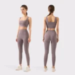 Sleeveless Quick Dry Breathable Solid 2 Piece Set