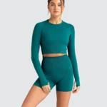 Breathable Fabric Top with Short
