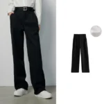 Woolen Wide Leg Cut Pants
