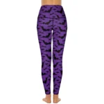 Purple Yoga Bat Leggings