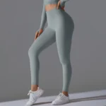 Solid Stretchy Lifting Fitness Leggings
