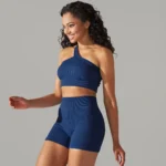 Solid Sleek One Shoulder Strap Set