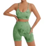 Knitted Nylon Elastic Printed Short