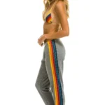 Rainbow Printed Cotton Sweatpants