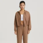 Nylon Hooded Long Sleeves Jacket