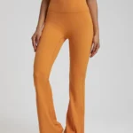 High Waist Flare Buttery Soft Fabric Pants