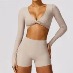 Women's Crop Top Fitness Shirt
