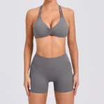 V-Back Pocket Bra with Shorts