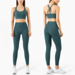 Nylon Solid Multi Back Straps Bra Set