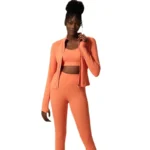 Nylon Seamless Moderate Orange Jacket