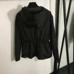 Cotton Hooded Waist Slimming Fit Jacket