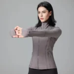 Classic Standing Lycra Neck Yoga Jacket
