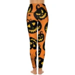 Halloween Pumpkin Workout Yoga Leggings