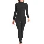 Adult High Neck Zip One Piece Suit