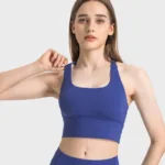 Solid Broadcloth Backless Athletic Top