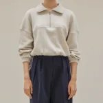 Cotton Waffle Zip Up Jacket