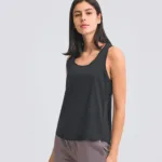 Chic Backless Nylon Sleeveless Tank Top