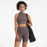 Brushed Naked Nylon & Spandex Feel Bodysuit