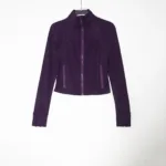 Polyamide Solid Standing Neck Jacket