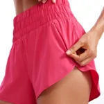 Mesh Liner Zipper Pocket Short